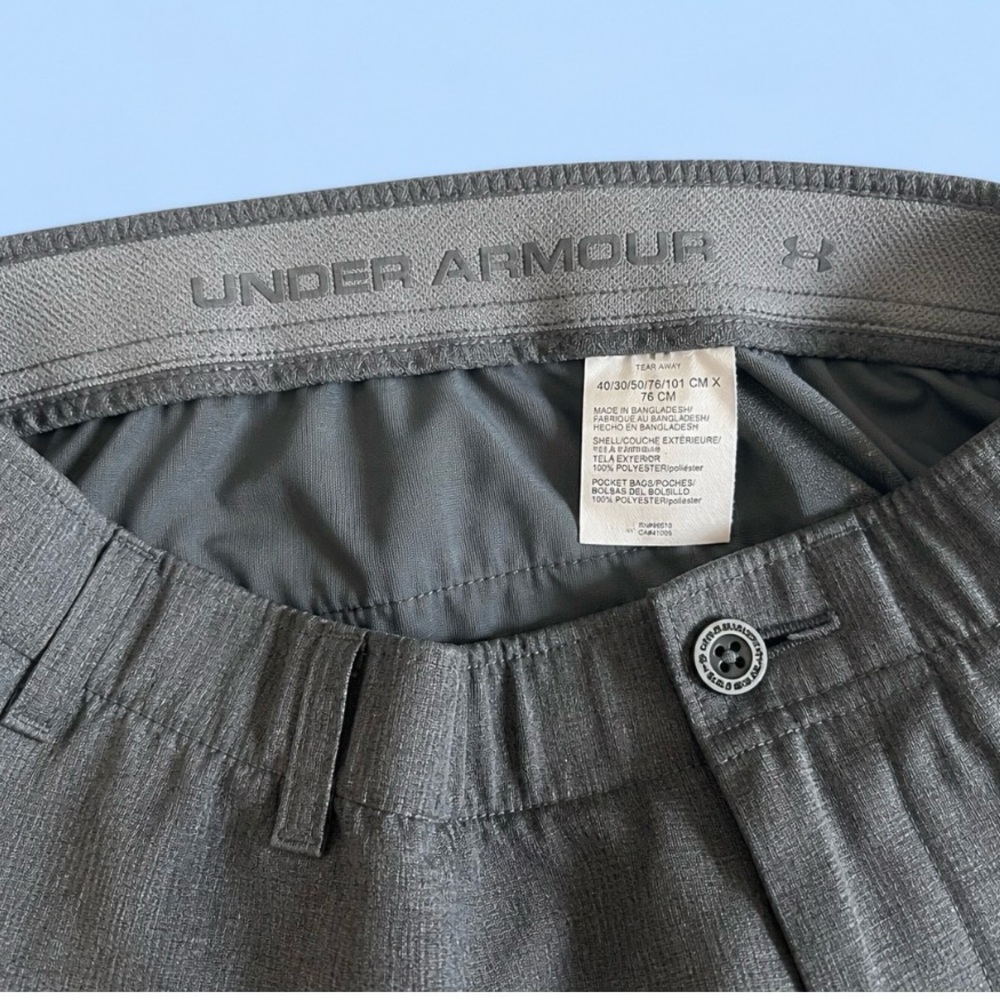 Under Armour Men’s Performance Dress Pants Gray 40x30 Stretch Golf Work - Picture 3 of 7